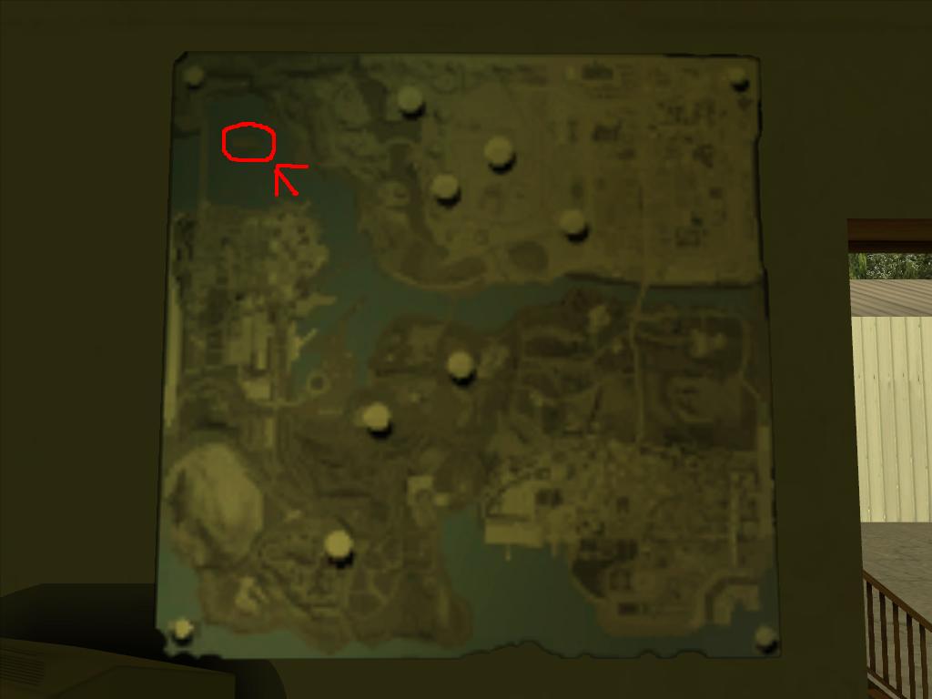 Mapa Stanu San Andreas